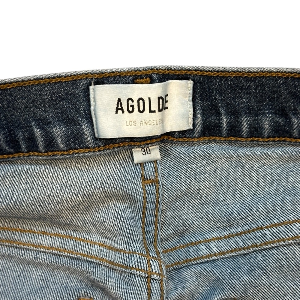 AGOLDE Wilder Straight Leg Ankle Jeans Hype Wash A156-1255 Women’s 30 $198 - Picture 6 of 7